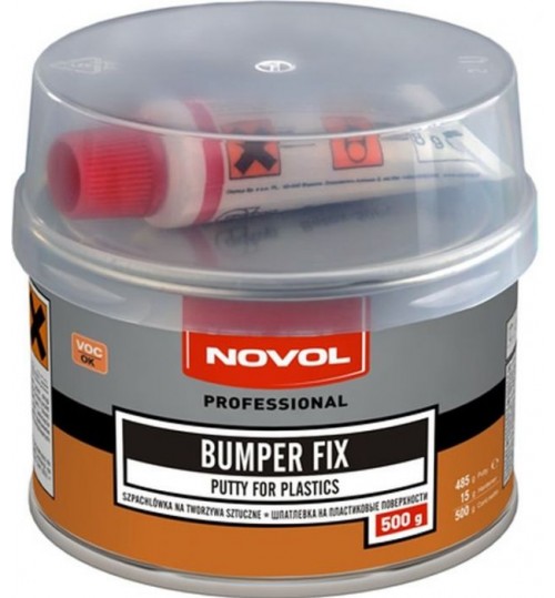 Novol Repair Kit BUMPER FIX Filler 500g Putty Plastic Car Trim 